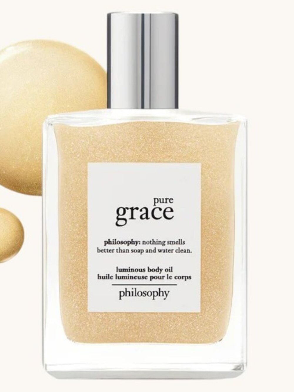Pure Grace Luminous Body Oil 120ml/4 fluid Oz. New in Box